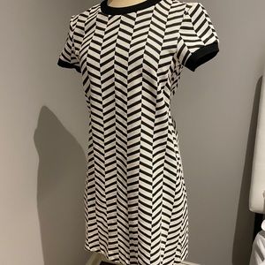Adorable black and white dress